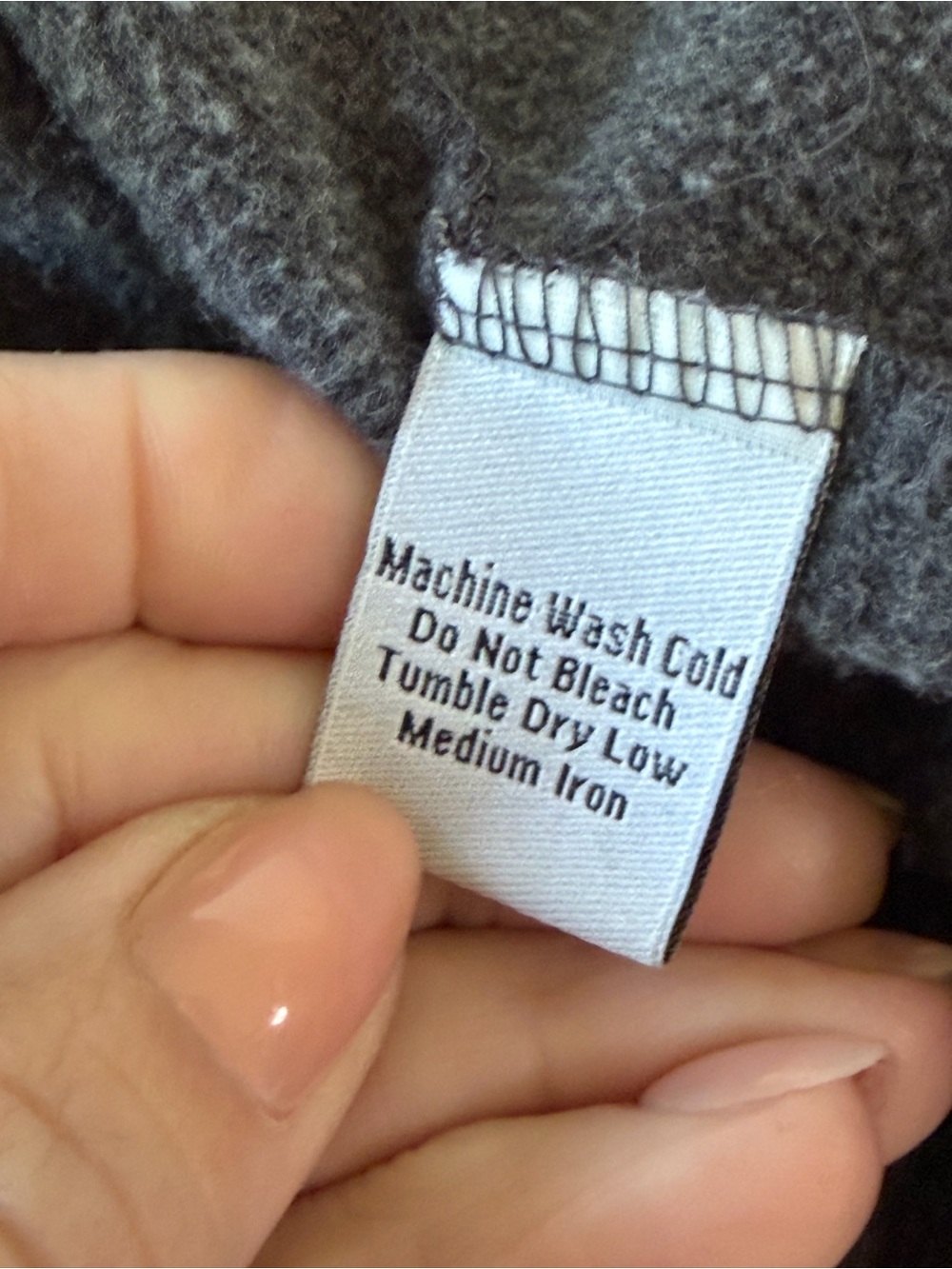 Broken threads size large zip up hoodie with pockets, grey - Picture 6 of 7